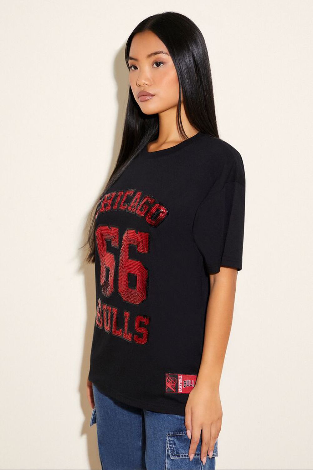 Chicago Bulls 66 Sequin Tee